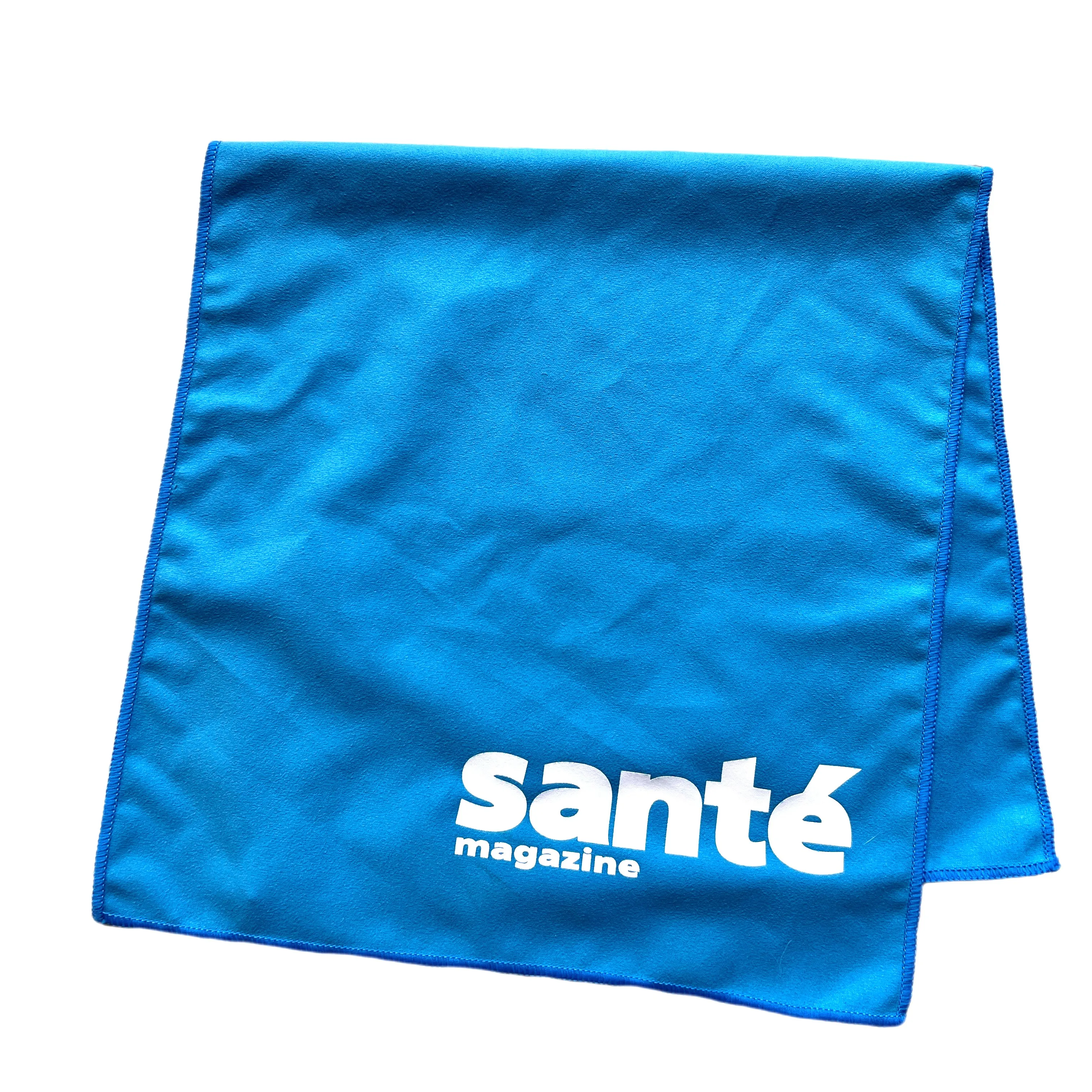 Custom Printed Towel Microfiber for  Advertising Promotion Support Match Low MOQ Printing on Towels