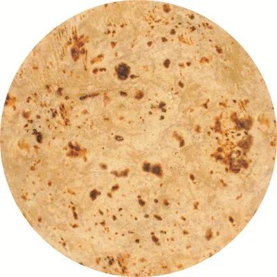 Kirin Home custom print food blankets throws taco pancake cobijas round fleece flannel tortilla burrito pizza blankets wholesale