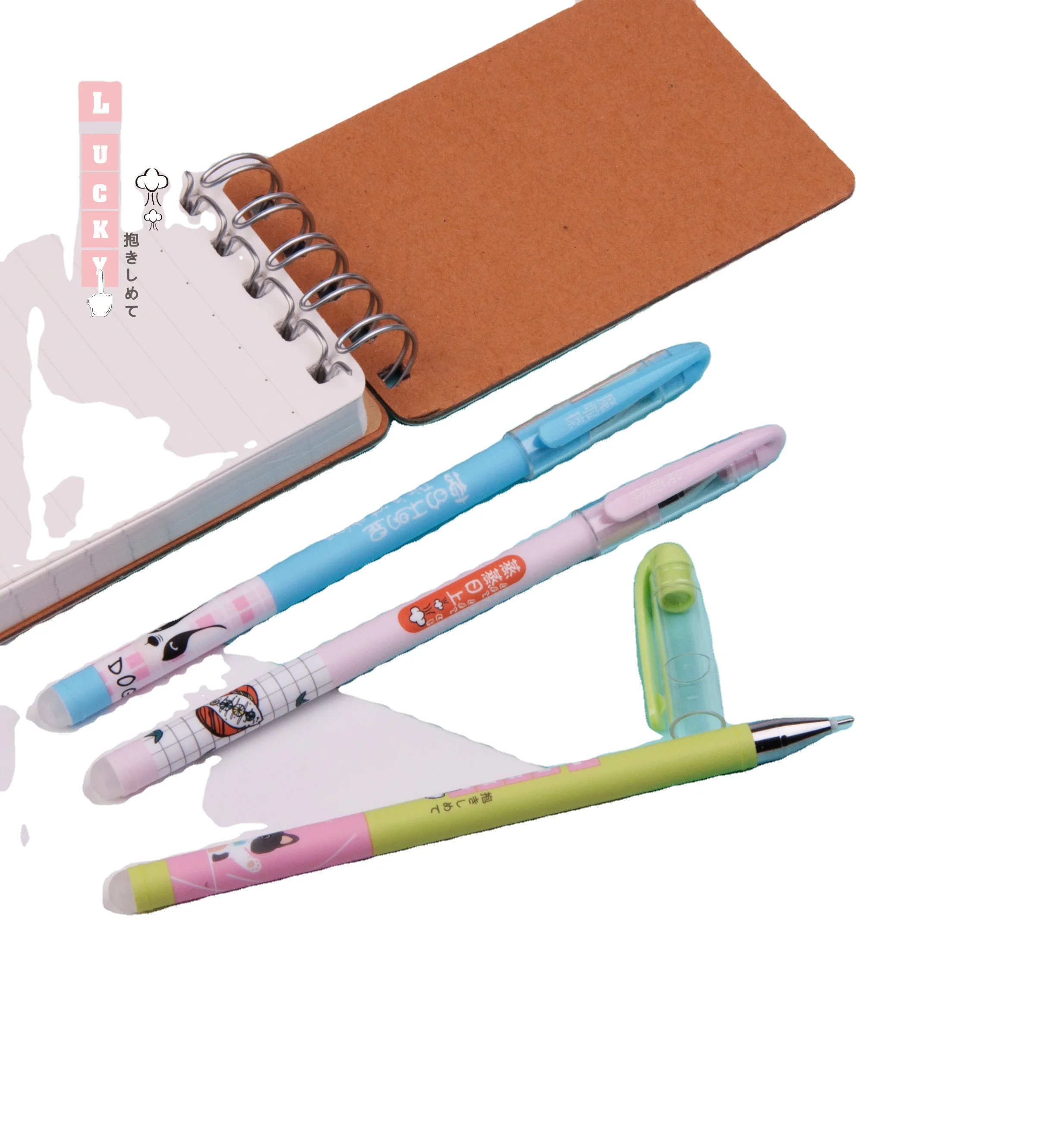 CustomColoured Erasable Student gel pens art set Erasable gel pens writing supplies  Magic color