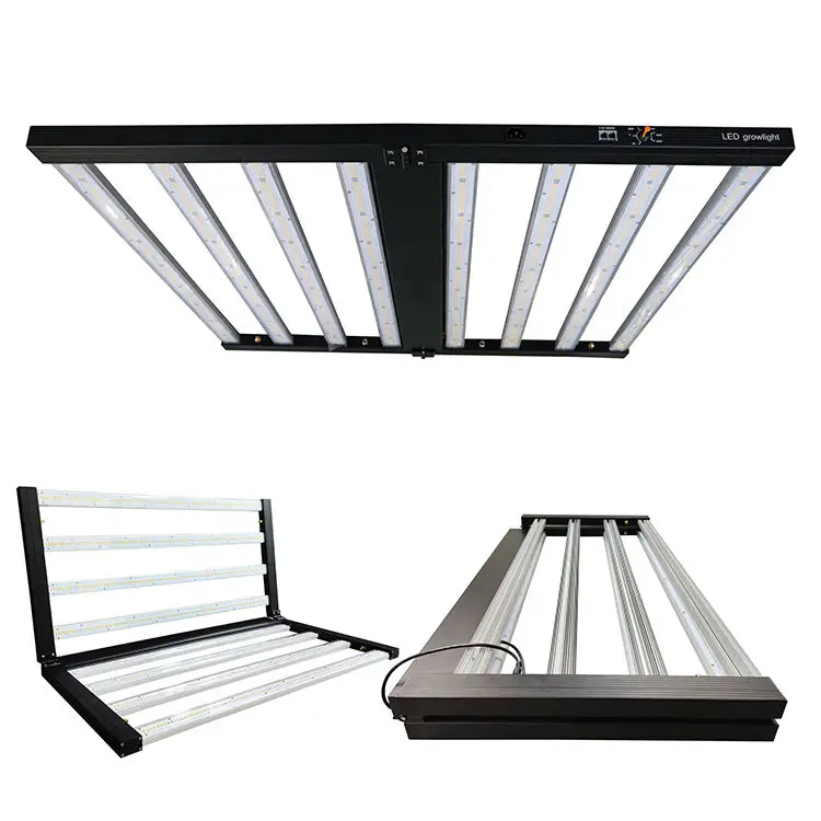 Replace 1000W Hps Hid hydroponics Grow Light Commercial 8 bars 1000 Watt Samsung Lm281b Led Grow Light Bar