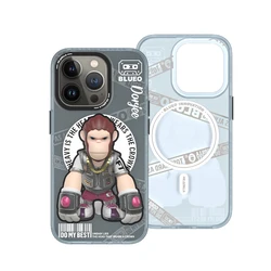 Blueo Dorjee Gorilla IMD Double-sided frosted Magnetic Mobile Phone  Case Cover For iPhone 14 Pro Max