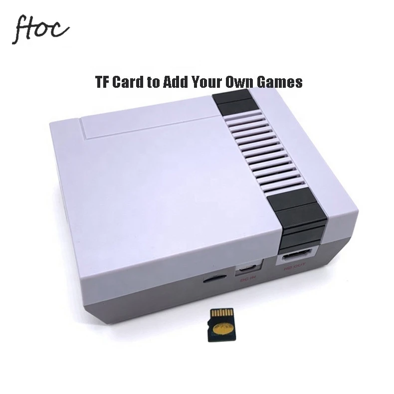 Mini Classic N E S TV Game Console Support TF Card 8 Bit Retro Video Game Console Built-In 621 Games HD Handheld Gaming Player