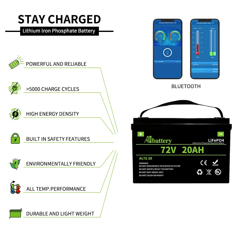 Customized Capacity 18650 21700 Cells 12V 24V 36V 48V 52V 60V 72V 84V Lithium Lifepo4 Battery Pack