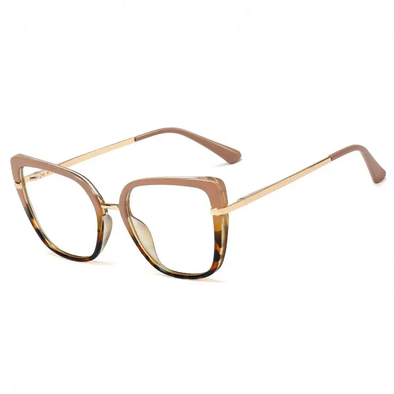 Retro Fashion Eyeglasses TR 90 Ladies Designer Frames Glasses Optical Eyewear