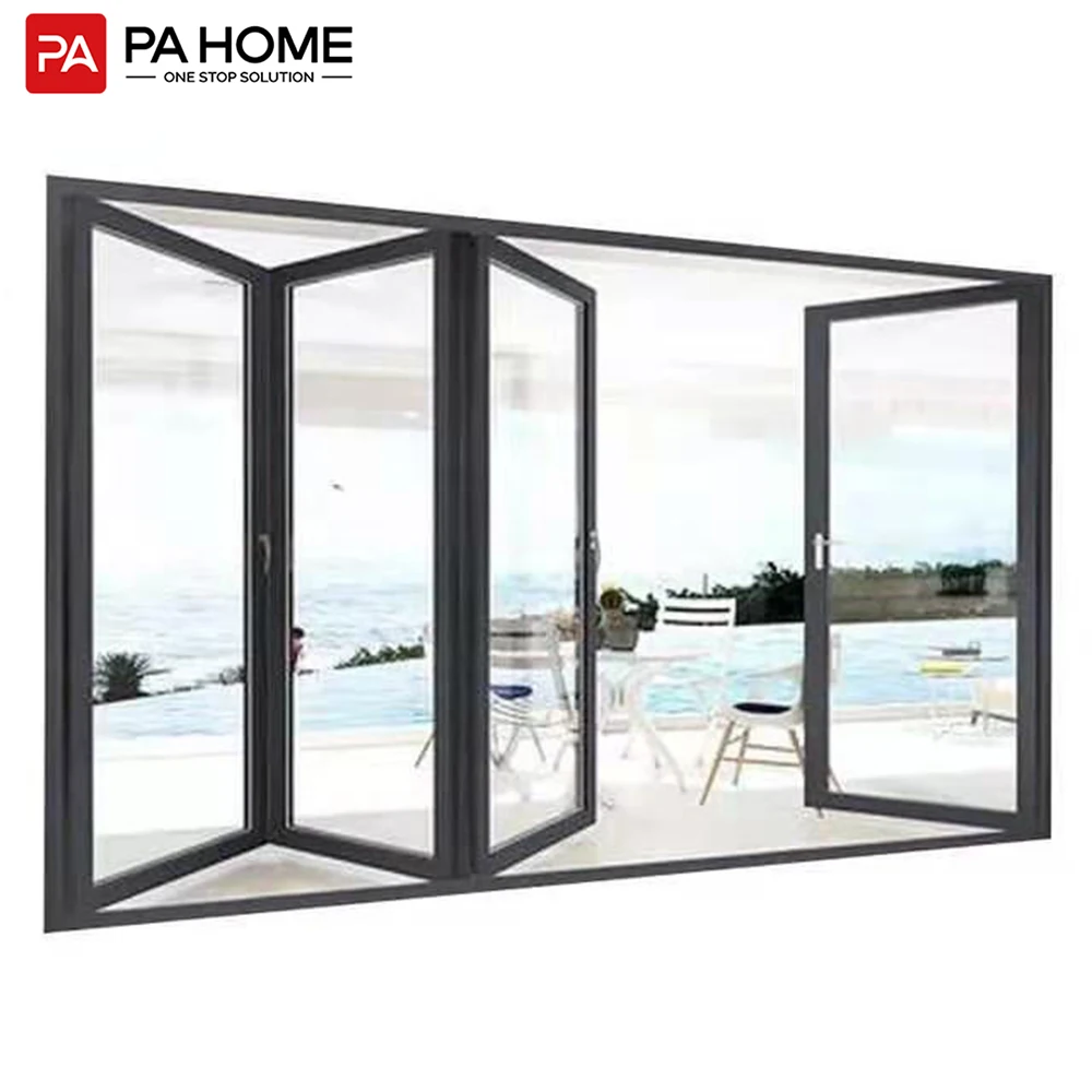 PA Wholesale Custom PVC Folding Rolling Gate Foldable Doors for Home Apartment