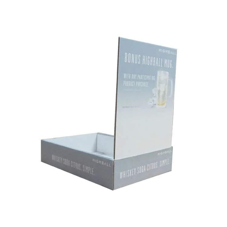 Супермаркеты настольная картонная подставка для свечей большое количество 100% перерабатываемая бумага подсвечник картонный дисплей