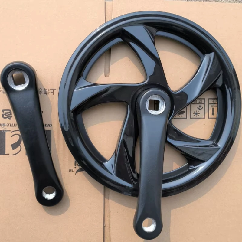 Nylon Cover Protect Kids Bike Chain Wheel Black Crank Double Chainring 2x11Speed Road Bike Chainwheel