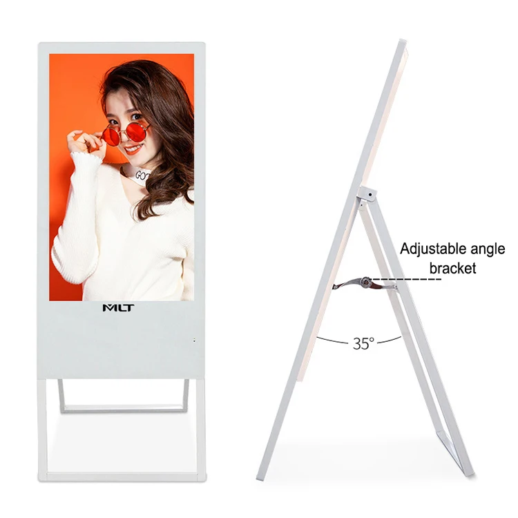 Digital Poster Floor Standing Outdoor Smart Scratch-resistant Digital Signage LCD Advertising Display Digital A Board