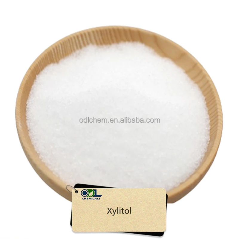 Wholesale Bulk Food Grade Xylitol Powder 87-99-0 Manufacturer Dried Style Sweeteners Gum Base Food Additives Bag Drum Packaging