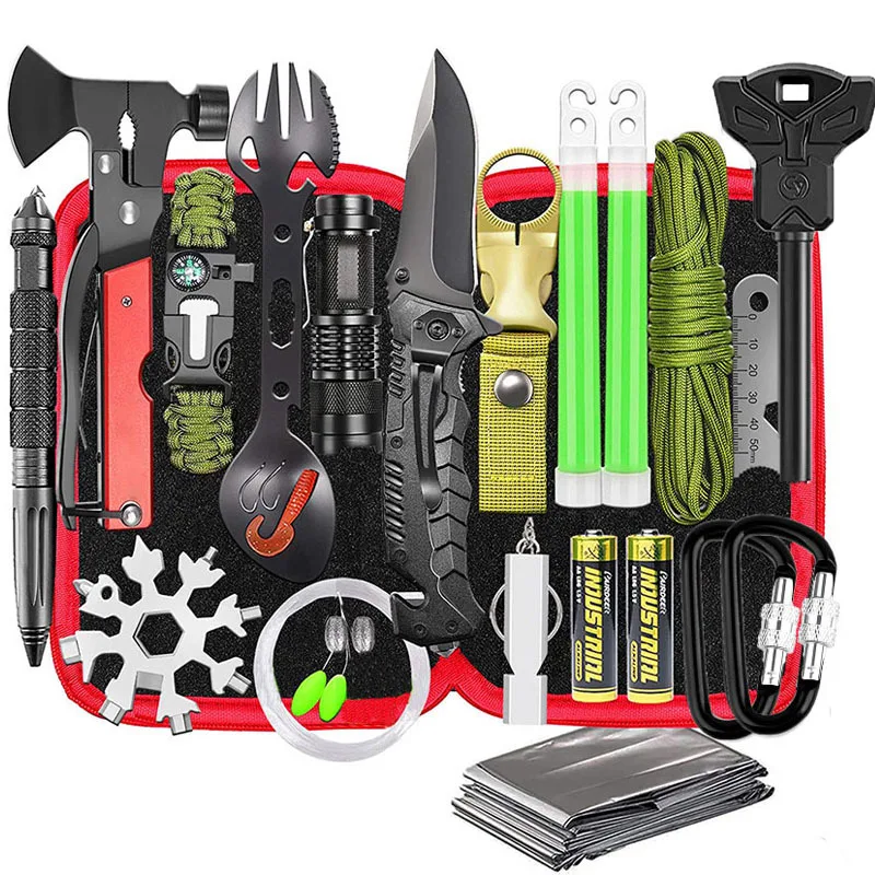 Camping Hiking Hunting Outdoors Adventures Survival Gear Kits emergency survival kit first aid kit
