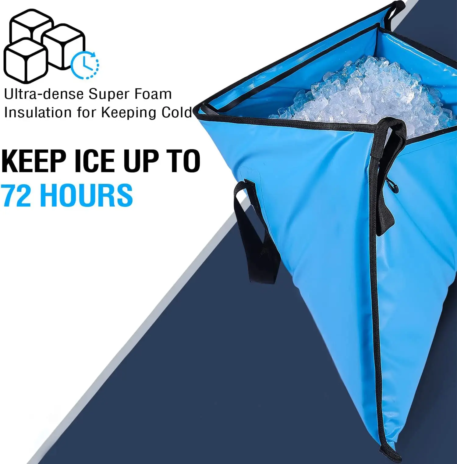 Foldable Fish Cooler Bag Leakproof Fish Kill Bag Large Portable Waterproof Fish Bag