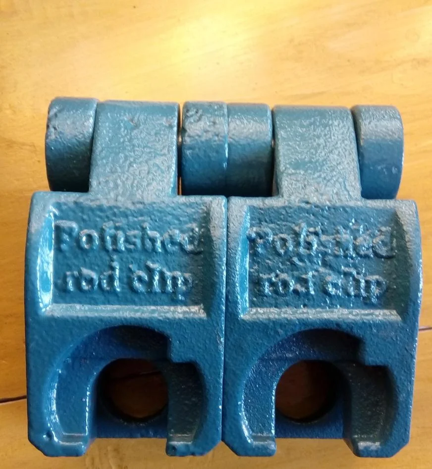 Polish rod clamp oil field using tools for fixing the polished rod