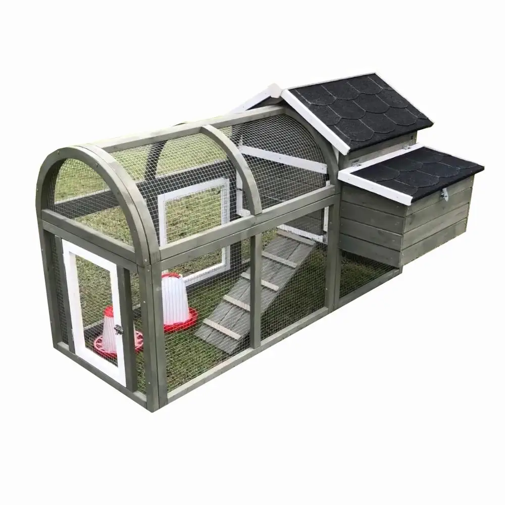 Good Quality Professional Design Coop Sale mobile with wheels quail breed hens Tractor Wooden House Large Chicken Cage