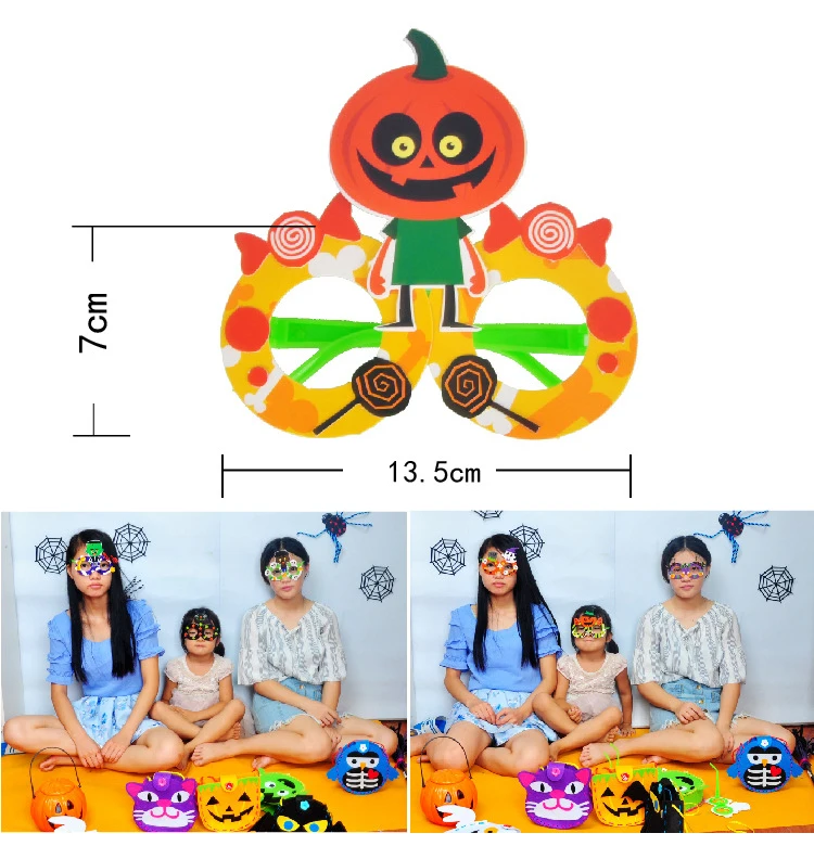 
2019 DIY Craft Halloween Glasses Kits for Kids age 3+ Makeup 