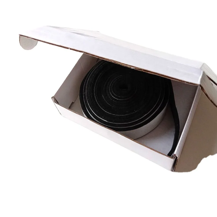 2021summer supply black pre-oxygenated fiber felt high-temperature grill seal tape for grill adhesive