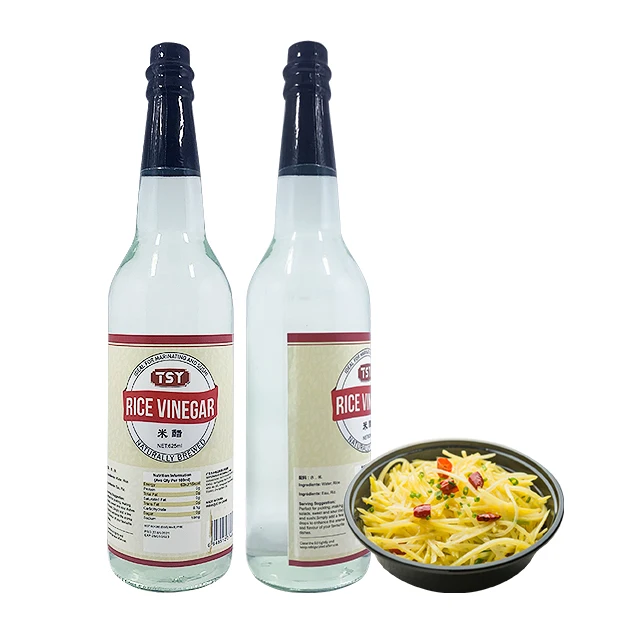 TSY Food Factory Wholesale Price Bulk Vinegar Healthy Raw Material Fermented Halal Sushi Rice White Vinegar