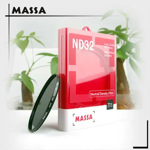Massa Фотооборудование цифровая камера аксессуары Оптическое стекло 77 мм супер тонкий ND32 фильтр объектива камеры