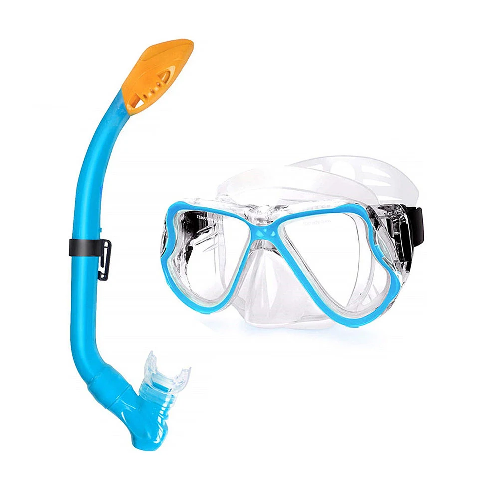 Factory Newest Anti-Leak Dry Snorkel Scuba Diving Mask Set Snorkel Set For Kids