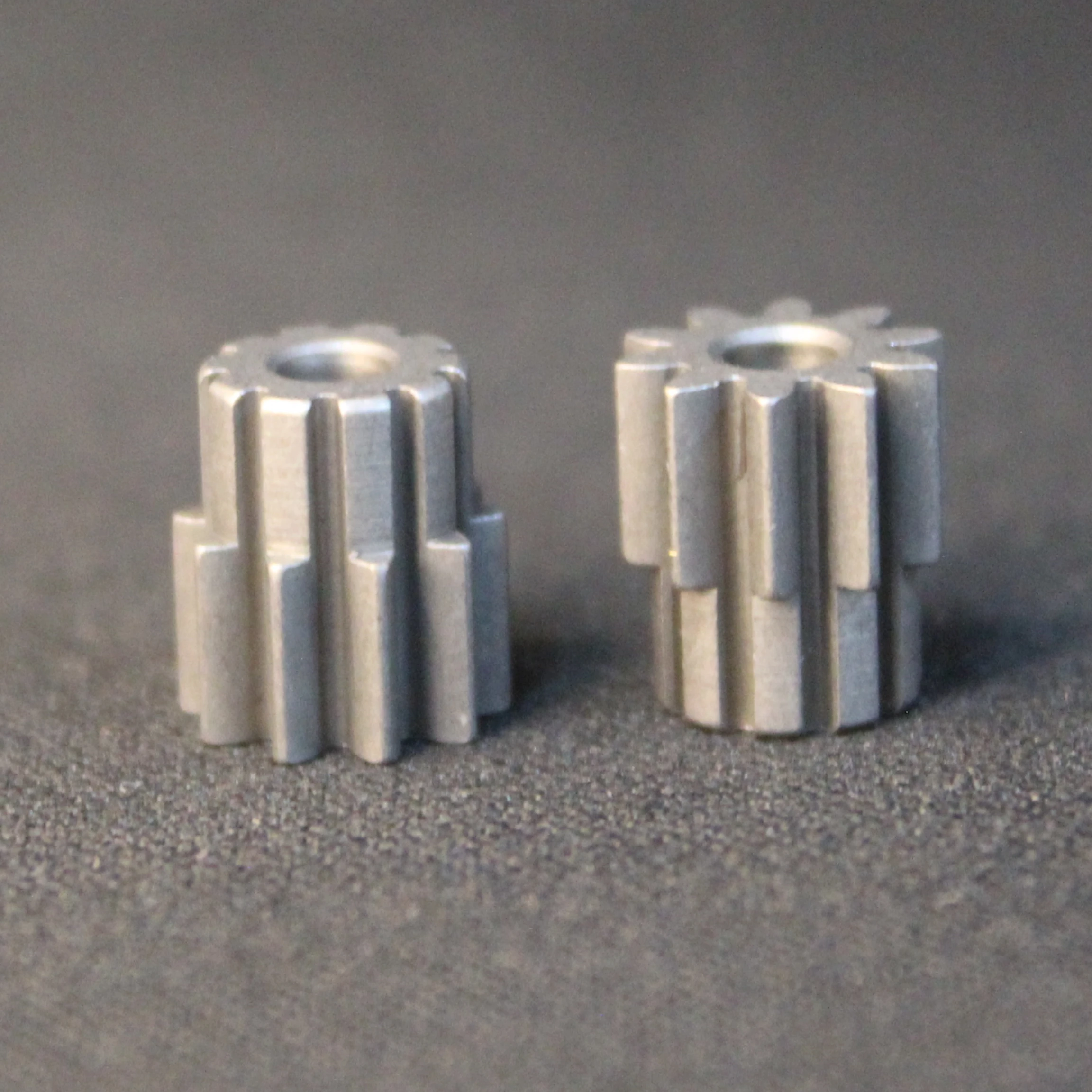 OEM Customized Metal Aluminum Alloy RC Products 10 Pitch Pinion Gear Shaft Set for Dc Motor