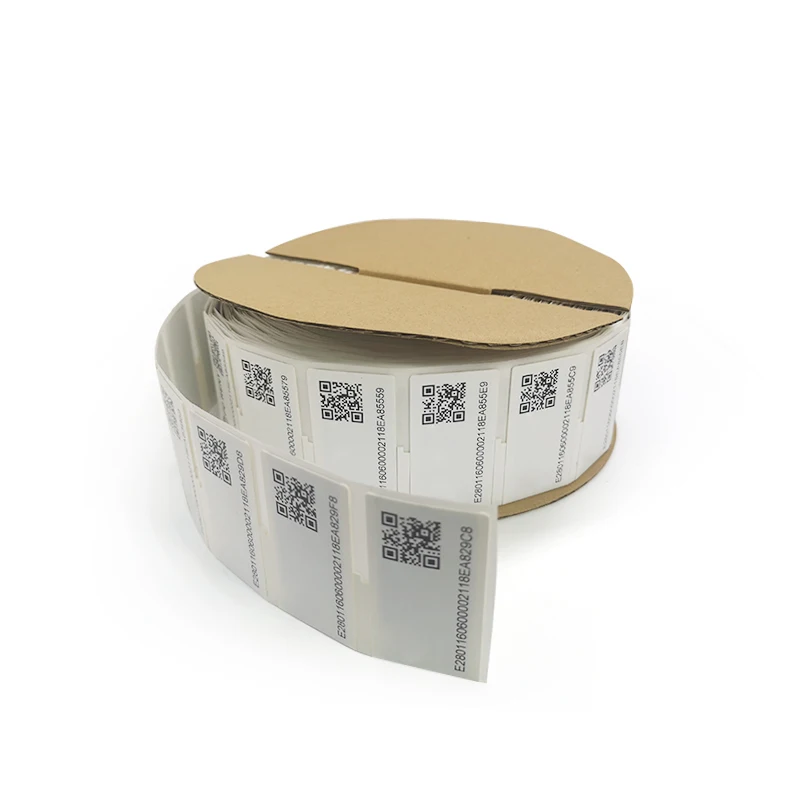 Big promotion PET UHF Label 55*15mm Impinj Monza R6-A RFID Flexible Anti metal Label