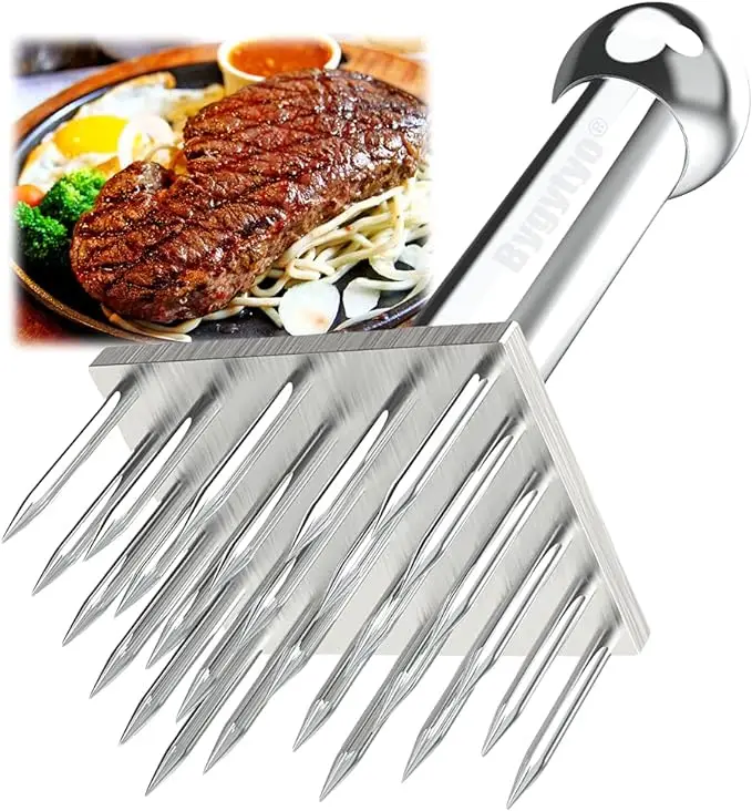 Best Selling Kitchen Gadgets Heavy-Duty Stainless Steel Meat Tenderizer Needle Profession Kitchen Tools for Kitchen Cooking