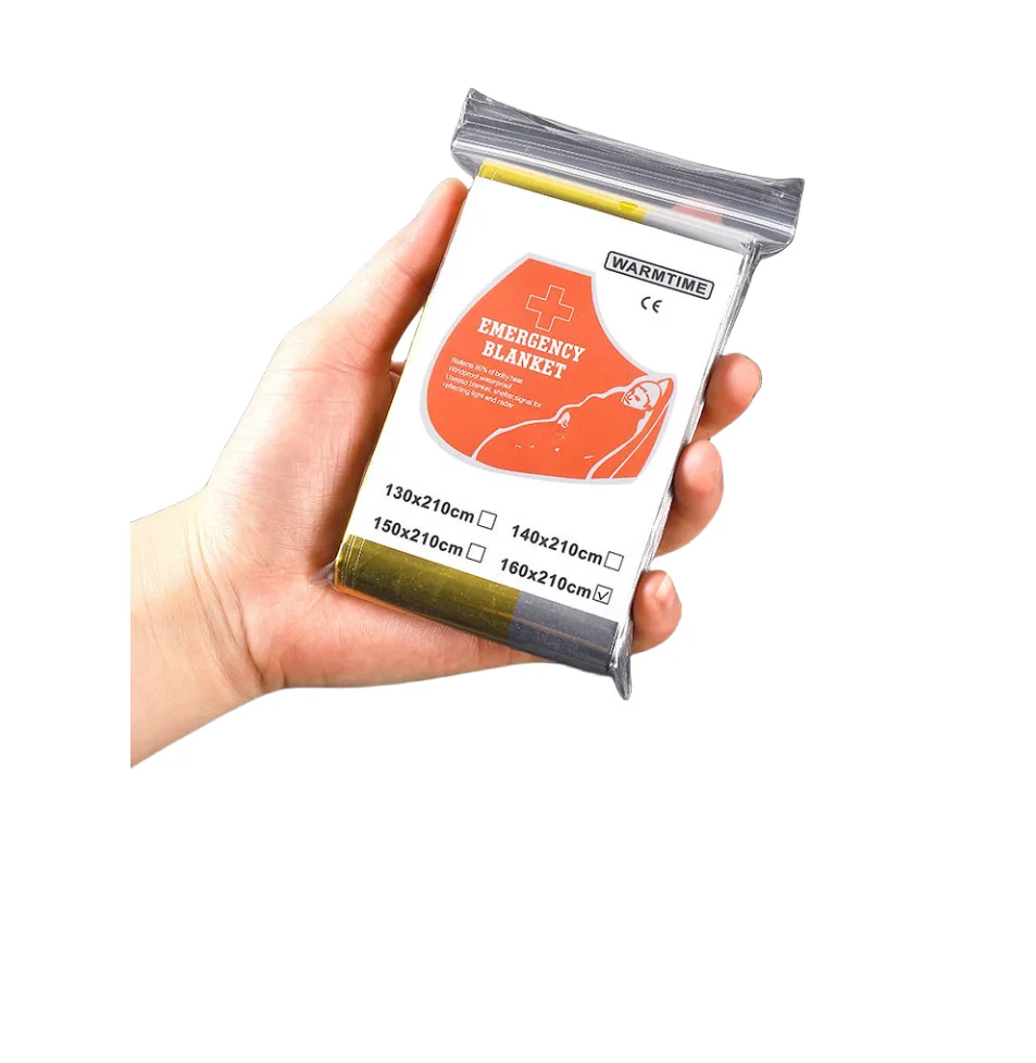 Outdoor survival First aid Keep Warming Thermal Mylar Emergency Blanket