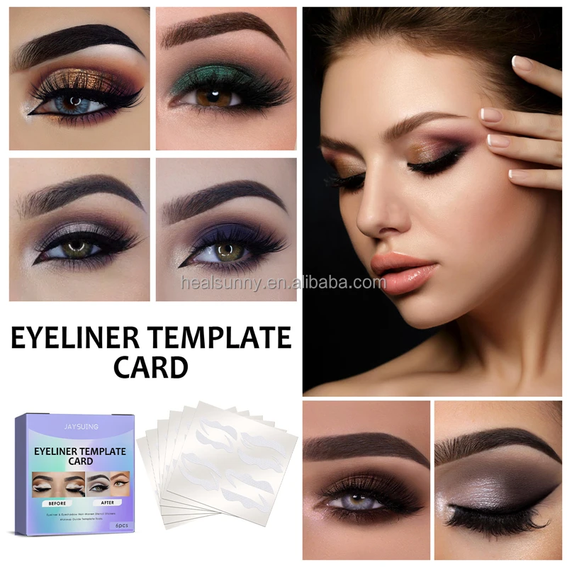 DROPSHIPPING Quick Make Up Eyeliner Eye Shadow Stencil Sticker
