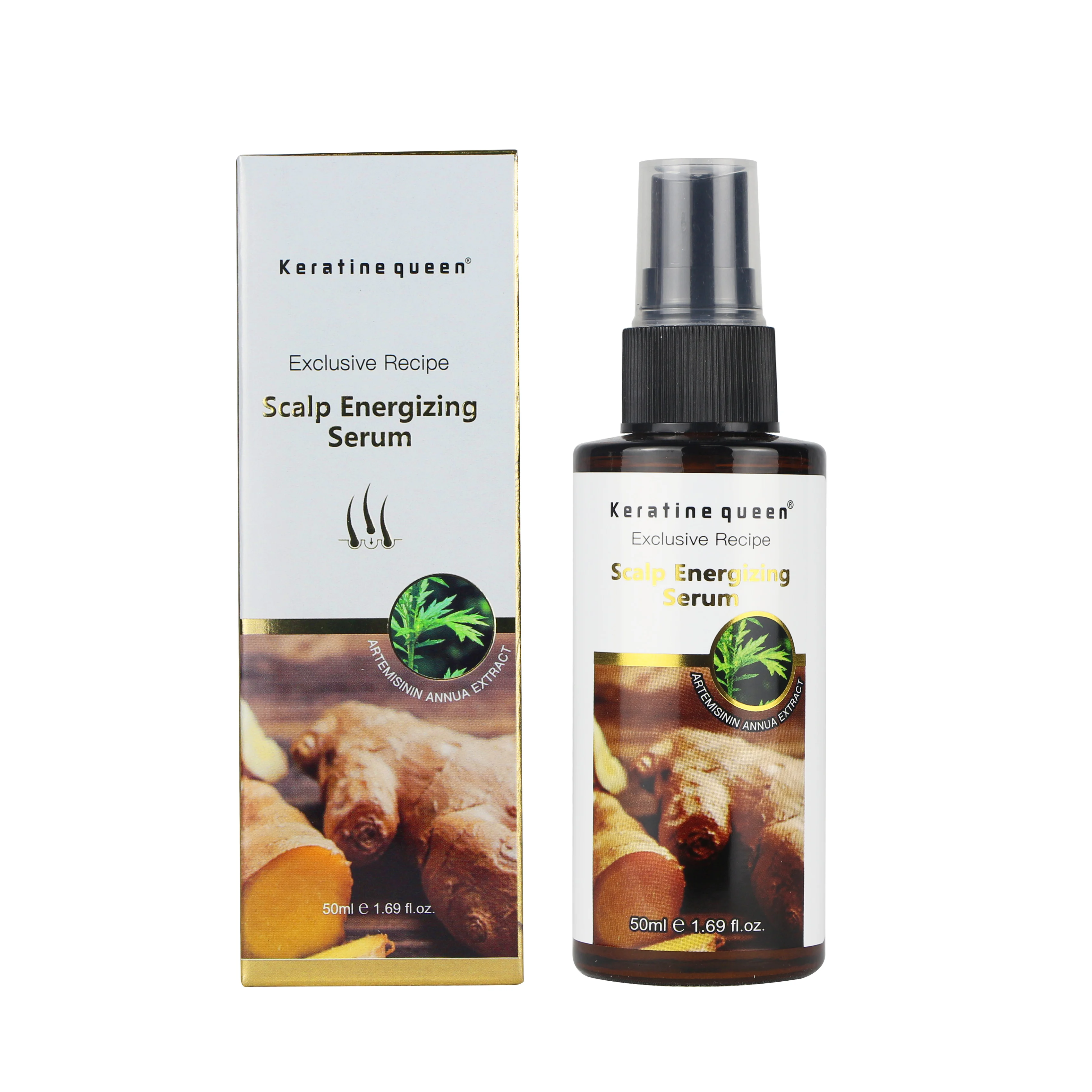 Magic Effect Ginger Essence Hair Treatment Product With Energizing Serum Anti Hair Loss Organic Hair Growth Shampoo