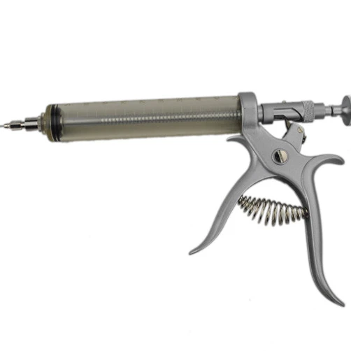 Veterinary Injector Continuous plastic  Syringe Gun,automatic  gun syringe