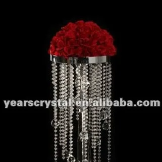 news Flower Stand Crystal Wedding Flower Stands Wedding glass flower crystal stand