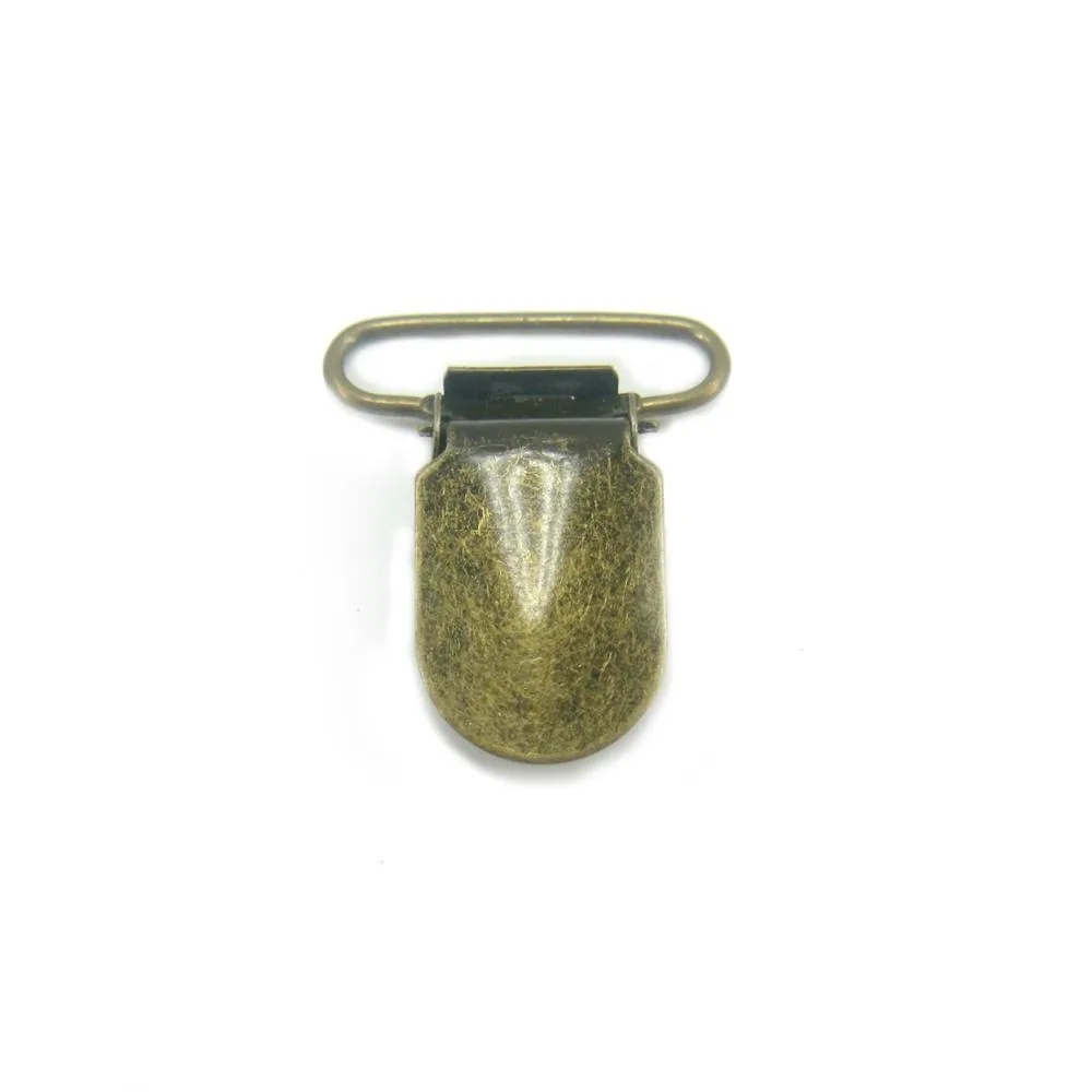 Garment Coat Jacket Wear Nickel Resistant Metal Steel Pacifier Suspender Clips And Adjusters