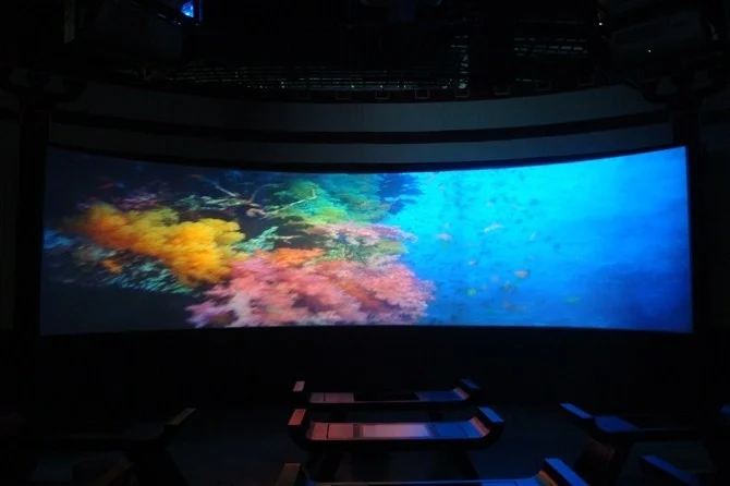 TELON 180-220 Degree Flight Simulator Projection Screen Custom Curved Projection Screen Diameter from 4m-10m