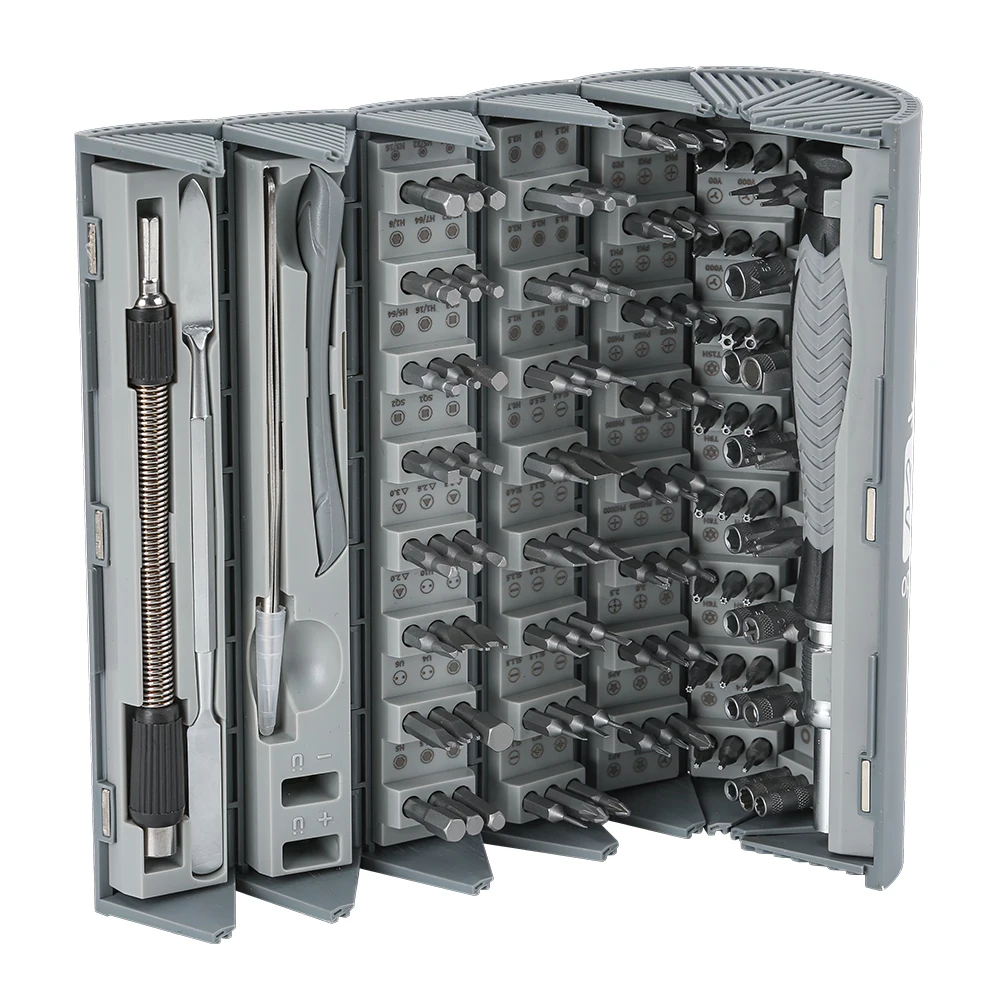 Precision Screwdriver Set 120pcs CRV Strong Magnetic Bits for Repair Xiaomi Phone Watch Computer Screwdriver Kit