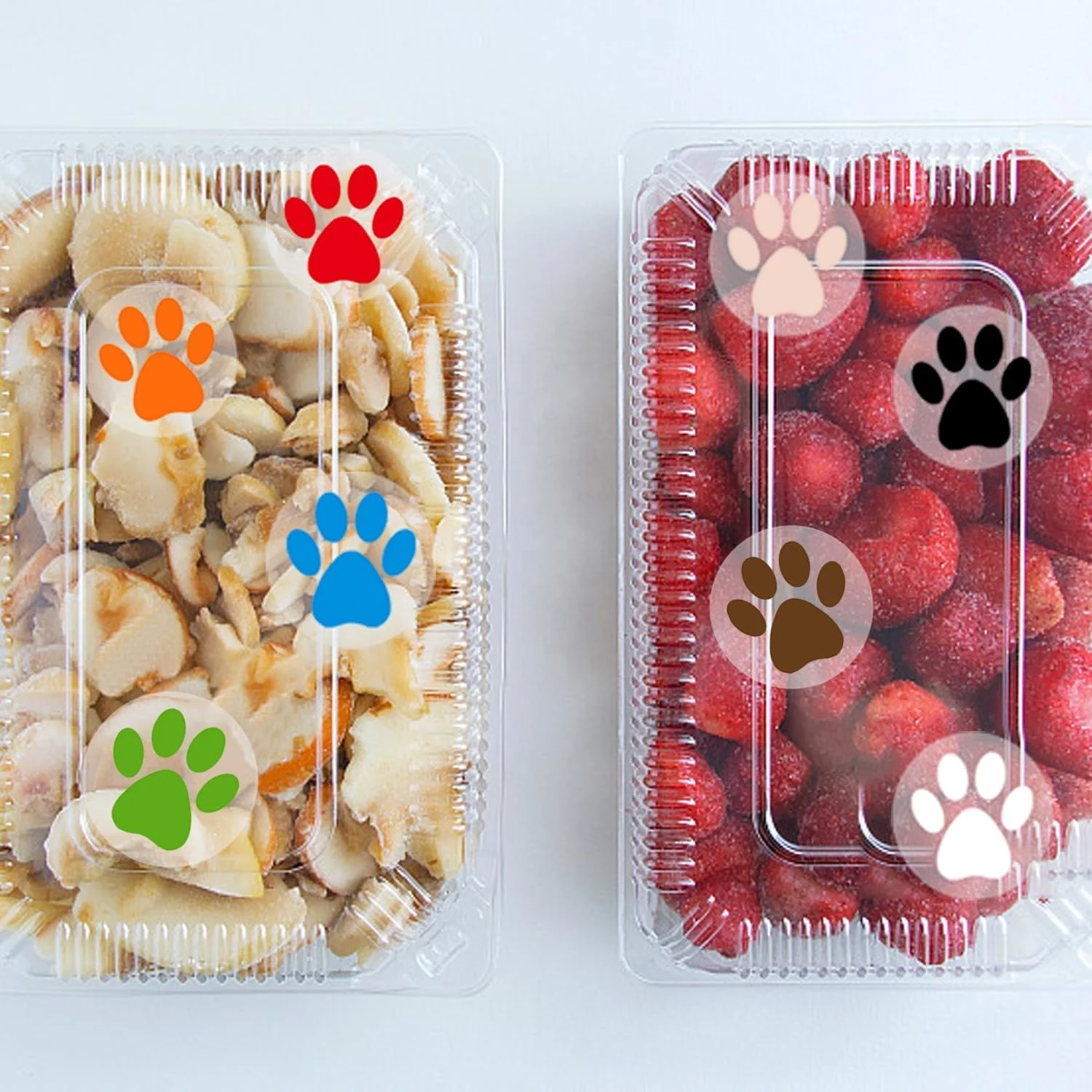 Holographic Shiny Bear Paw Print Stickers Dog Puppy Paw Stickers Bear Paw Stickers for package
