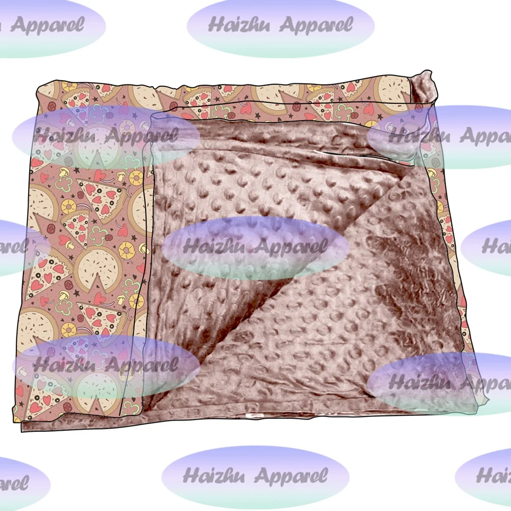 Super Soft Touch Luxury Knitted Warm Thick Winter Fleece Newborn Minky Dot Child Baby Comforter Minky Blanket for Baby