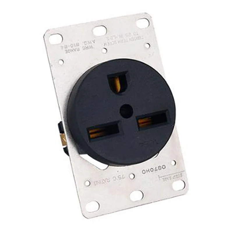 Розетка сварщика с утопленным монтажом 30 А 50 NEMA 6-30R США 125 в 250 В 3