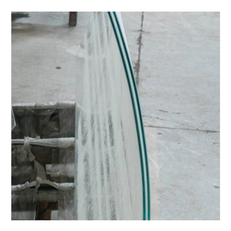 Curved tempered laminated glass bent double toughened laminated glass panels