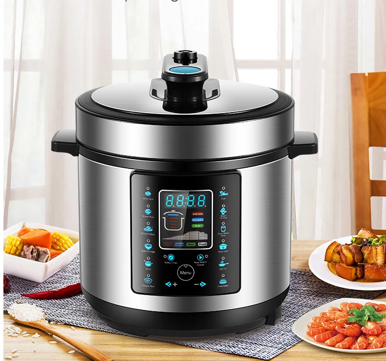 New Product Stainless Steel Time Adjustable  Multi Function Kitchen Cooker  Electric Pressure Cooker