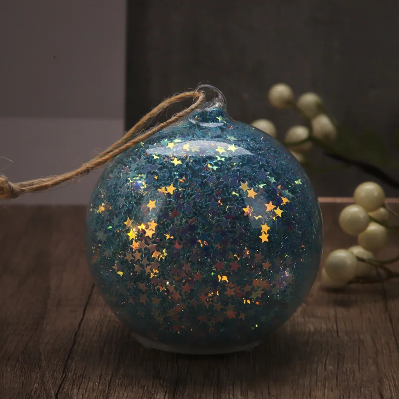 Christmas Painted Ball Window Shopping Mall Christmas Tree Decorations Pendant custom christmas balls led