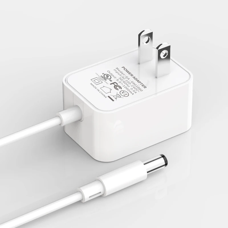 
9V 1A American Standard UL certification High quality power adapter FCC certified US 9W switching power supply adapter 