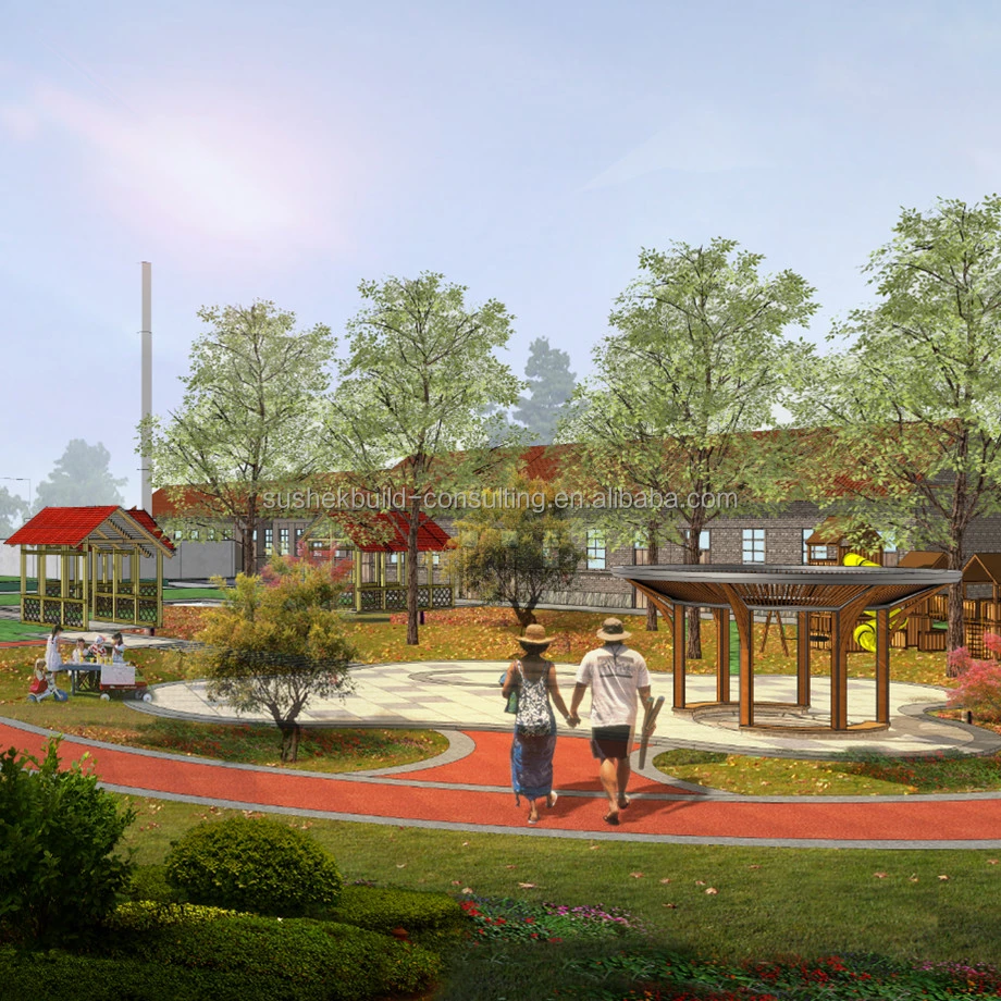Образовательный дизайн здания для школы лекционный центр спортивный центр и ландшафтный дизайн