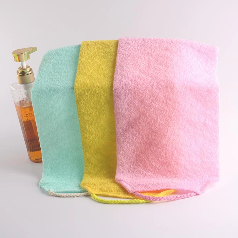 Горячая Распродажа, новый стиль, отшелушивающее и растягивающее банное полотенце для тела с защитой от зуда