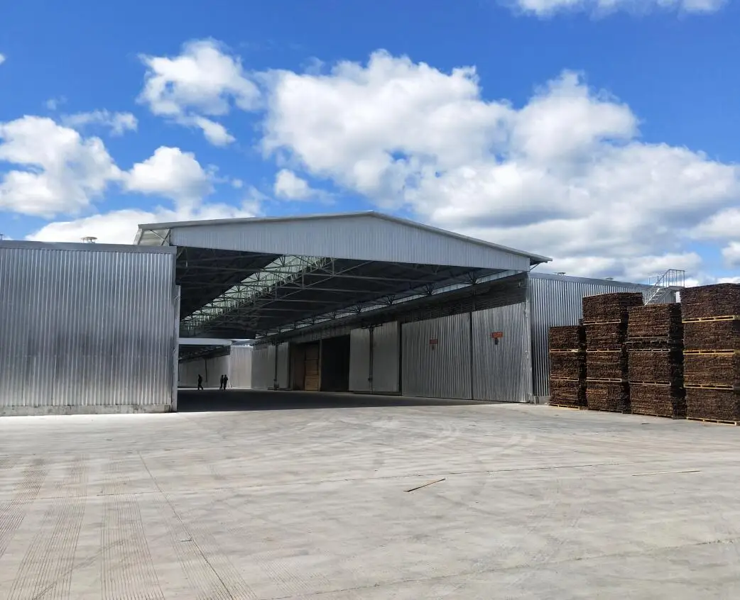 
100m3 wood drying equipment, kiln dryer, China-German joint venture 