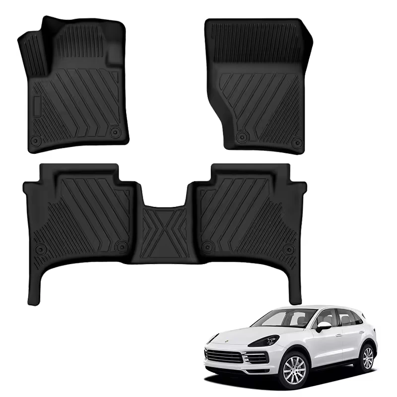 3D TPE автомобильные коврики Заводские специальные OEM для Кайенского 2011-2017 водонепроницаемые нескользящие ковровые аксессуары интерьера