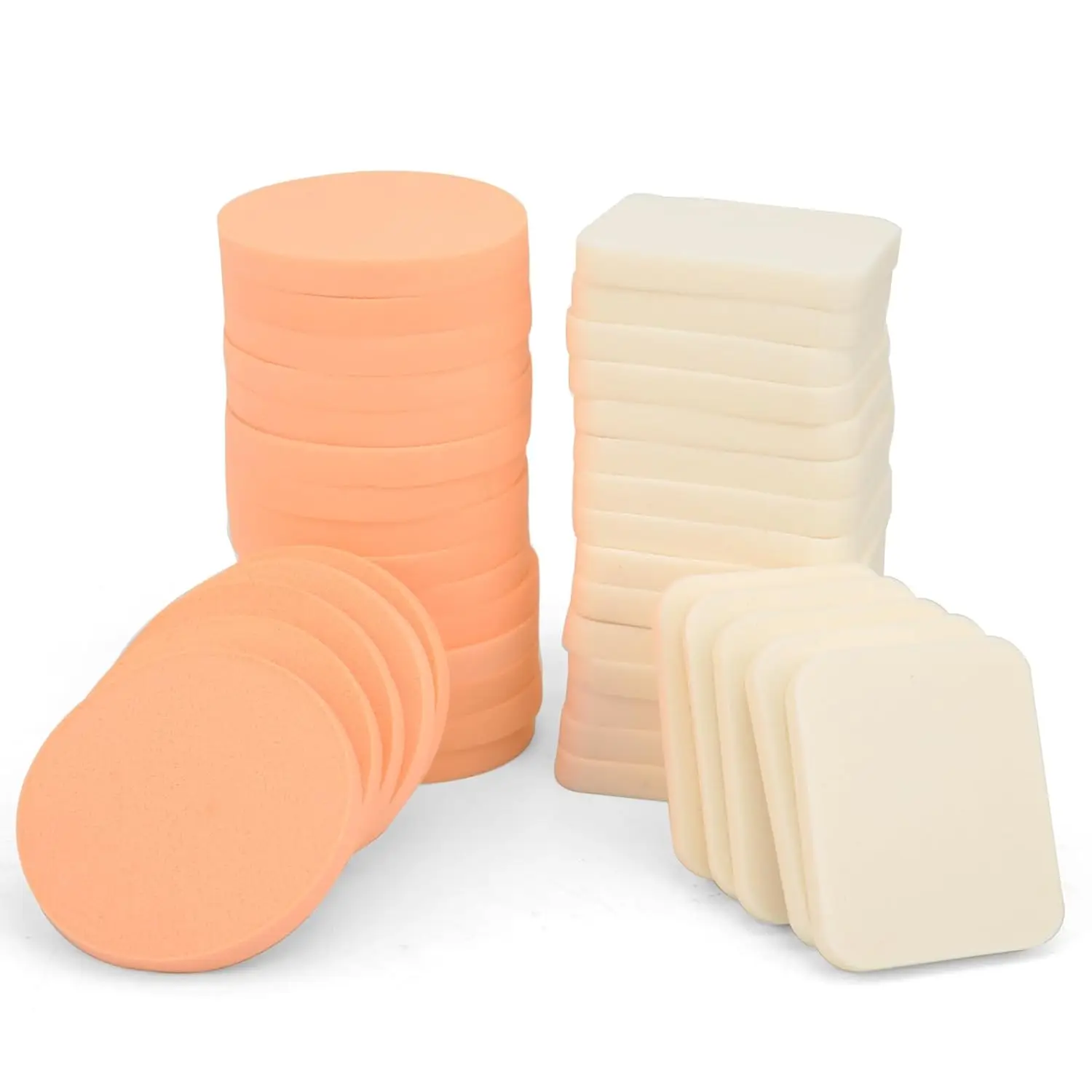 Cangli 90mm Big Size Face Cosmetic Sponges Beauty Foam Applicator Puff for Liquid Foundation