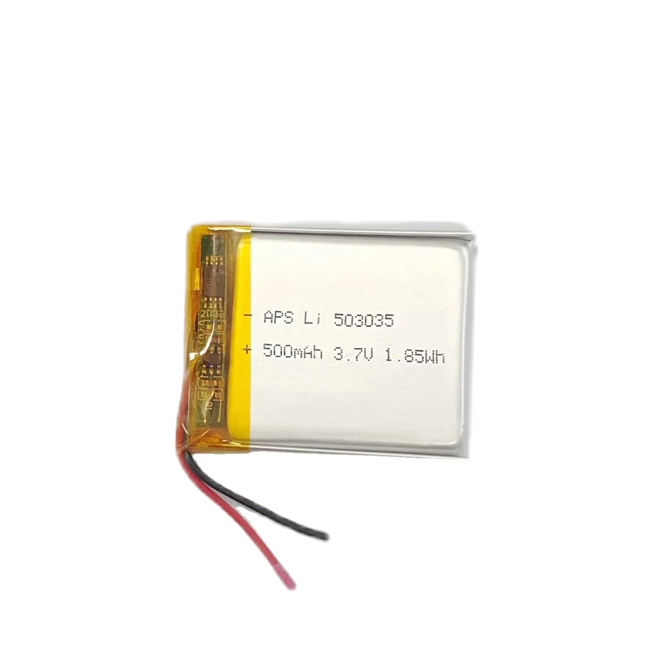 li-po pouch cell 503035 3.7V 500mAh lithium ion polymer battery for electrical products rechargeable battery pack