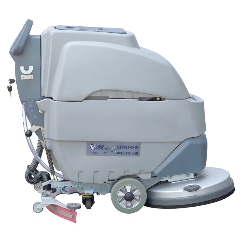 Walk Behind Floor Scrubber Machine - 1 hour 2000m2 Cleaning Efficiency