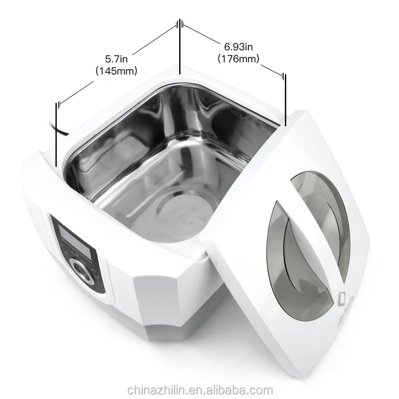 Wholesale OEM Ultrasonic Cleaner Denture, Necklace, Silver, Retainer, Eyeglass, Watches, Earrings, Ultrasonic Jewelry Cleaner