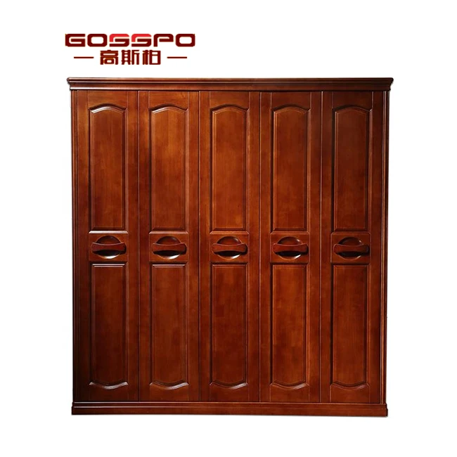GSP9-023 сплошной из тикового дерева шкаф современный дизайн 5 шкаф, одностворчатая дверь