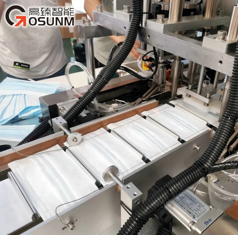 Высокоскоростная автоматическая маска для лица настольная хирургическая маска машина